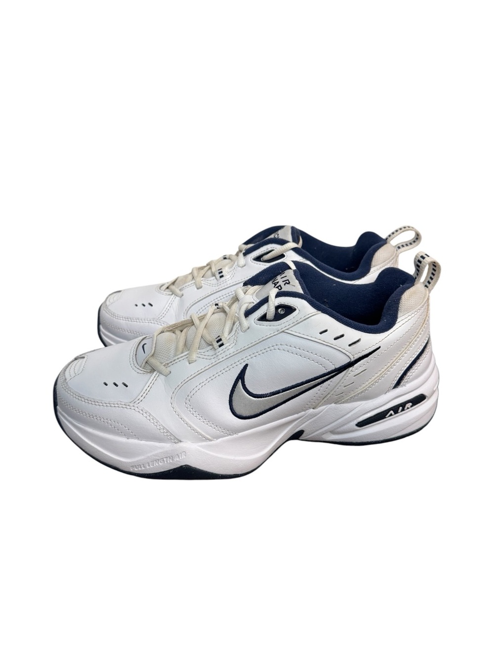 Nike Mens Air Monarch IV 415445-102 White Casual Walking Shoes Sneakers Sz 9.5D